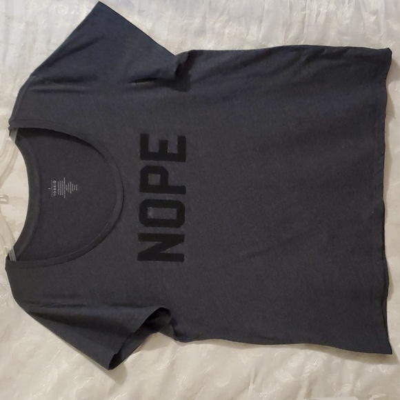 3 TORRID "NOPE" TEE SHIRT - Picture 1 of 3
